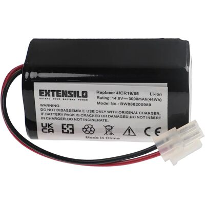 Batterie Extensilo pour iLife PX-B020 - Li-Ion 3000mAh fiable - Publicité Batterie Extensilo pour iLife PX-B020 - Li-Ion 3000mAh fiable - Publicité
