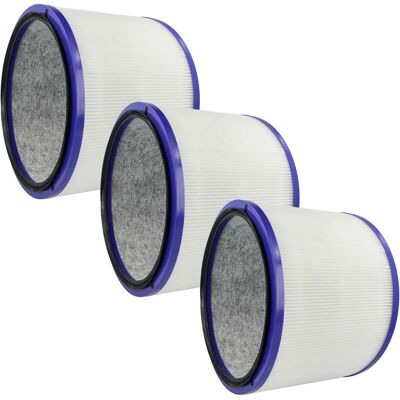 Filtro HEPA de reemplazo 3x HWBW para Dyson 968101-04, 967449-04, 968125-03, 968125-05 - Purificador de aire Filtro HEPA de reemplazo 3x HWBW para Dyson 968101-04, 967449-04, 968125-03, 968125-05 - Purificador de aire