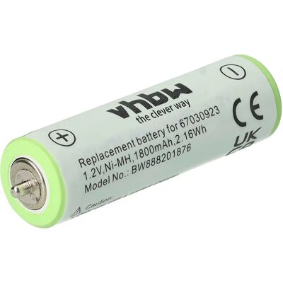 VHBW - Braun 5723/5739 - 1800mAh NiMH - 1,2V - Batteria VHBW - Braun 5723/5739 - 1800mAh NiMH - 1,2V - Batteria