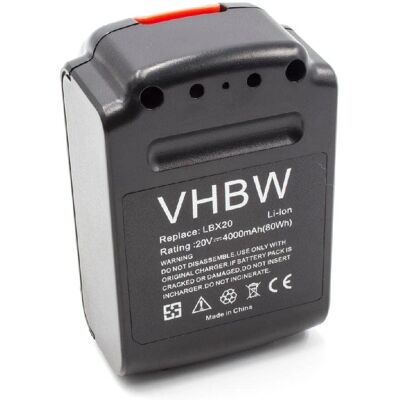 vhbw Repuesto de Batería Black & Decker - 20V 4000mAh Li-ion vhbw Repuesto de Batería Black & Decker - 20V 4000mAh Li-ion
