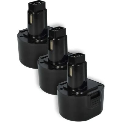 Vhbw 3x Batería de reemplazo para Dewalt y Herramientas - 9,6V 1500mAh NiMH Vhbw 3x Batería de reemplazo para Dewalt y Herramientas - 9,6V 1500mAh NiMH
