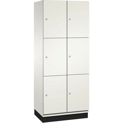 C+P Stahlschrank mit 3 Fächern - Weiß - Schrank C+P Stahlschrank mit 3 Fächern - Weiß - Schrank