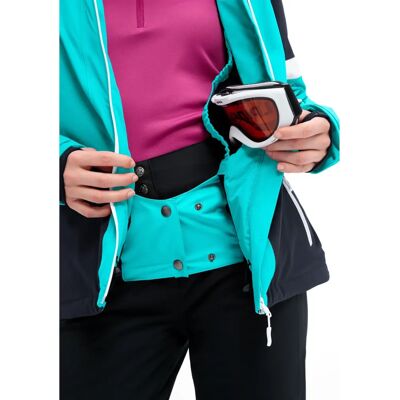 MAIER SPORTS HANNI - Damen Winterjacke, Winddicht, Gr. 40, türkis MAIER SPORTS HANNI - Damen Winterjacke, Winddicht, Gr. 40, türkis