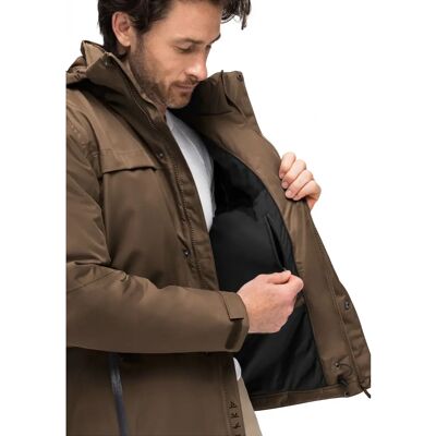 Maier Sports Peyor M - Wasserdichte, Warme Winterjacke, Herren Braun Maier Sports Peyor M - Wasserdichte, Warme Winterjacke, Herren Braun
