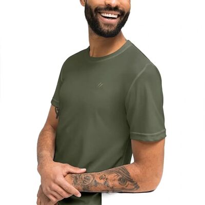 MAIER SPORTS Walter Herren T-Shirt - Rundhals, Kurzarm, grün - Shirts MAIER SPORTS Walter Herren T-Shirt - Rundhals, Kurzarm, grün - Shirts