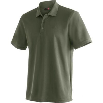 Maier Sports Ulrich Herren Moosgrün Leichtes Polohemd - Shirt Maier Sports Ulrich Herren Moosgrün Leichtes Polohemd - Shirt