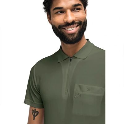 Maier Sports Arwin 2.0 - Men’s Green Short Sleeve Shirt Maier Sports Arwin 2.0 - Men’s Green Short Sleeve Shirt