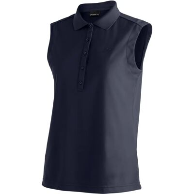 Maier Sports Ulrike ärmelloses Damen Poloshirt Blau Maier Sports Ulrike ärmelloses Damen Poloshirt Blau