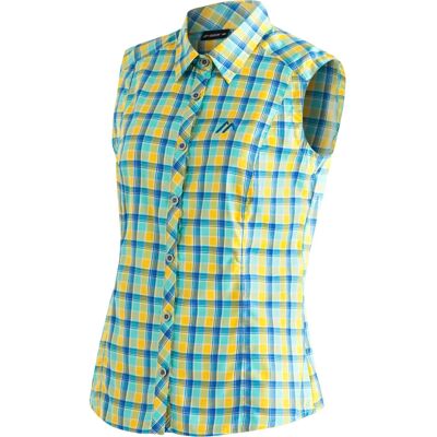 MAIER SPORTS Paloma - Damen Kurzarm Bluse in Pastellgelb MAIER SPORTS Paloma - Damen Kurzarm Bluse in Pastellgelb