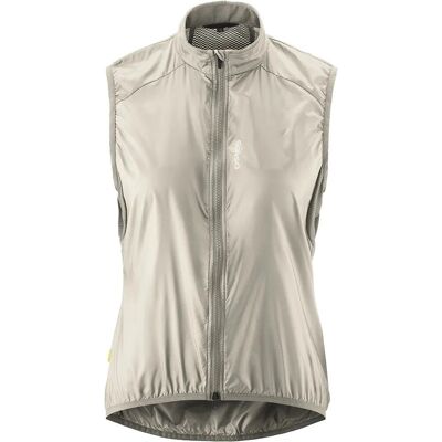 GONSO Road Vest Wind W Damen - Fahrradweste, atmungsaktiv, leicht, grau GONSO Road Vest Wind W Damen - Fahrradweste, atmungsaktiv, leicht, grau