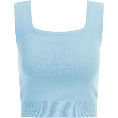 Mymo Korte Katoenen Tanktop - Tanktop Mymo Korte Katoenen Tanktop - Tanktop