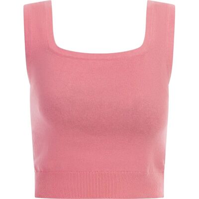 myMo Rosa Cropped Tanktop – Stricktop Damen myMo Rosa Cropped Tanktop – Stricktop Damen