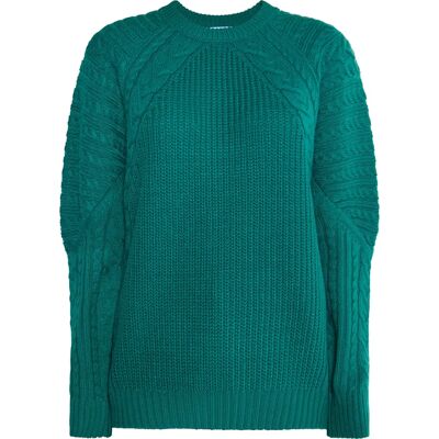 Mymo XS Groene Trui - Breiwerk Mymo XS Groene Trui - Breiwerk