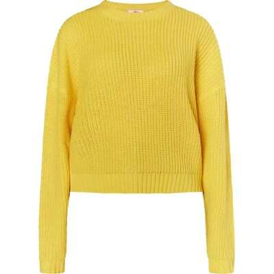 Mymo Damen gelb XS Strickpullover - Sweater Mymo Damen gelb XS Strickpullover - Sweater