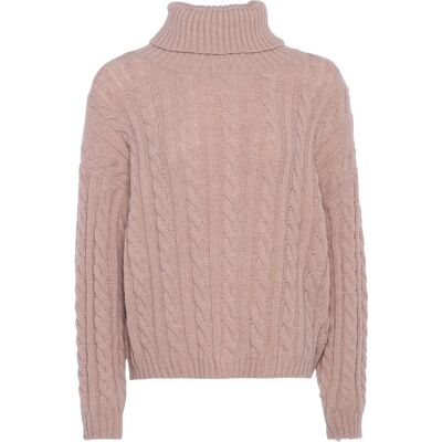 Mymo Beige Trui - Pullover Mymo Beige Trui - Pullover