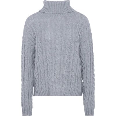 Mymo XS/S Lichtgrijs melange Trui - Sweater Mymo XS/S Lichtgrijs melange Trui - Sweater