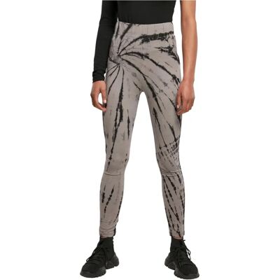 URBAN CLASSICS Damen Cotton Tie Dye Hauts Taille Leggings - Leggings URBAN CLASSICS Damen Cotton Tie Dye Hauts Taille Leggings - Leggings