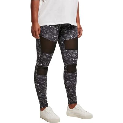 Urban Classics Leggings Femmes Tech Mesh AOP XS - Leggings Urban Classics Leggings Femmes Tech Mesh AOP XS - Leggings