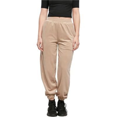 Pantalon de survêtement velours taille haute Urban Classics - Jogging Pantalon de survêtement velours taille haute Urban Classics - Jogging