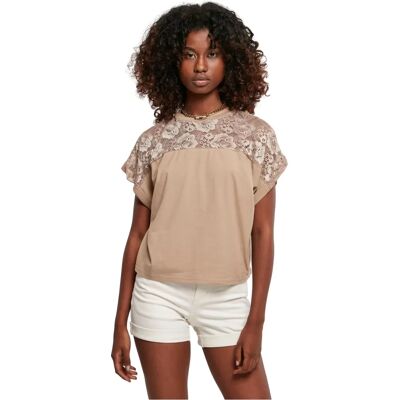 Urban Classics Dam Kort Oversized Spetstopp - Spetstopp Urban Classics Dam Kort Oversized Spetstopp - Spetstopp