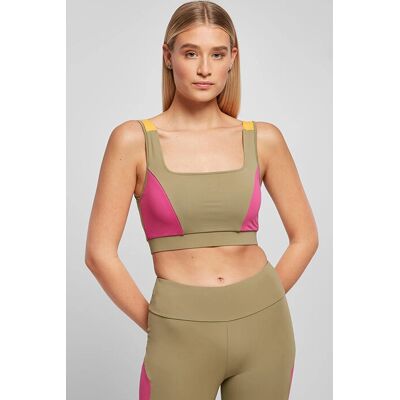 Urban Classics Ladies Sports Color Block Bra - Sports Bra Urban Classics Ladies Sports Color Block Bra - Sports Bra