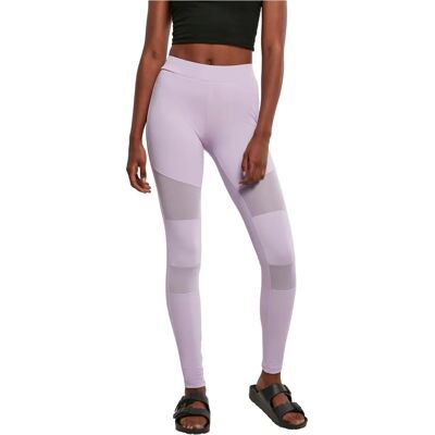Urban Classics damers tekniska nätleggings - Lila Stor Urban Classics damers tekniska nätleggings - Lila Stor