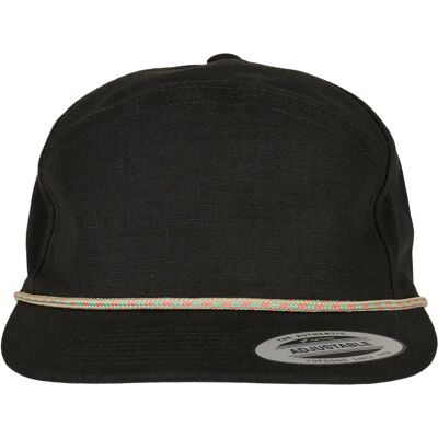 FLEXFIT Unisex Czarna Casual Czapka - Czapka FLEXFIT Unisex Czarna Casual Czapka - Czapka