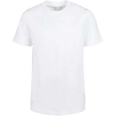 Build Your Brand Organic Kids Basic T-shirt - Barn, Vit Build Your Brand Organic Kids Basic T-shirt - Barn, Vit