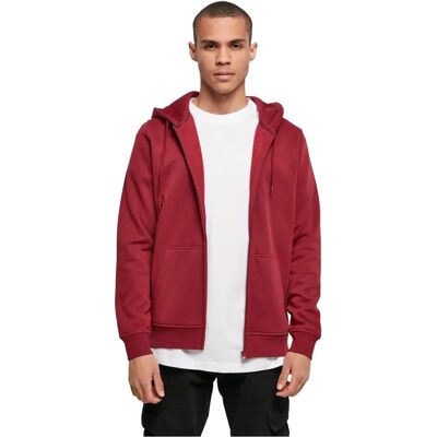 Build Your Brand Heavy Zip Hoody - Rød - Hættetrøje Build Your Brand Heavy Zip Hoody - Rød - Hættetrøje