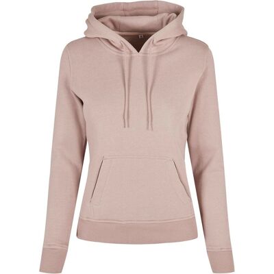 Build Your Brand Organiczna Bluza z kapturem - XS - Różowa - Kobiety Build Your Brand Organiczna Bluza z kapturem - XS - Różowa - Kobiety