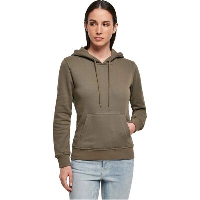 Build Your Brand Olivengrøn Hættetrøje - Hooded Jacket Build Your Brand Olivengrøn Hættetrøje - Hooded Jacket