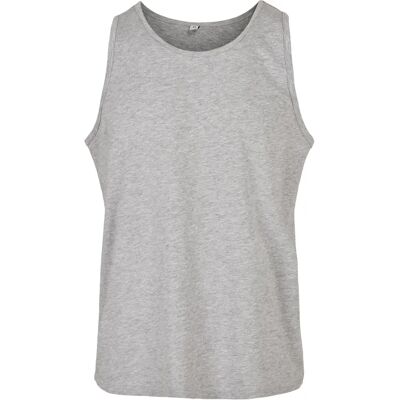 Build Your Brand Basic Tank - Unisex, Gris, Large - Tank Top Build Your Brand Basic Tank - Unisex, Gris, Large - Tank Top