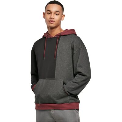 Urban Classics M Oversized Color Block Hoody - Hoodies Urban Classics M Oversized Color Block Hoody - Hoodies