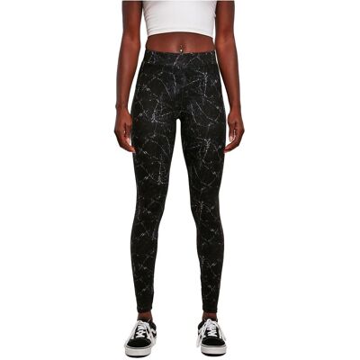 Urban Classics Damen Damen Soft AOP Leggings - Leggings Urban Classics Damen Damen Soft AOP Leggings - Leggings