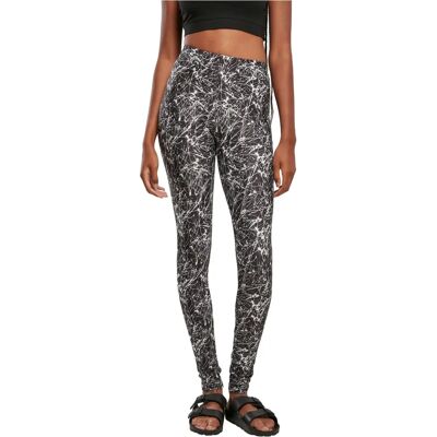 Urban Classics Damen Ladies Soft AOP Leggings - Leggings Urban Classics Damen Ladies Soft AOP Leggings - Leggings