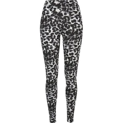 Urban Classics XS Schwarze Allover-Druck Leggings - Leggings Urban Classics XS Schwarze Allover-Druck Leggings - Leggings