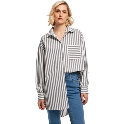 Urban Classics Dam Oversized Rutig Skjorta - Blus Urban Classics Dam Oversized Rutig Skjorta - Blus