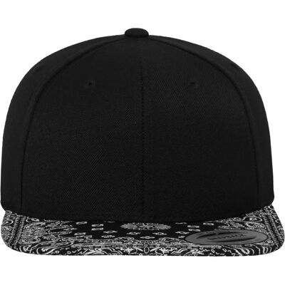 Flexfit Bandana Snapback Cap (6089BD) black Flexfit Bandana Snapback Cap (6089BD) black