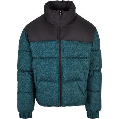 Urban Classics 3XL Grøn Retro Pufferjakke - Jakke Urban Classics 3XL Grøn Retro Pufferjakke - Jakke