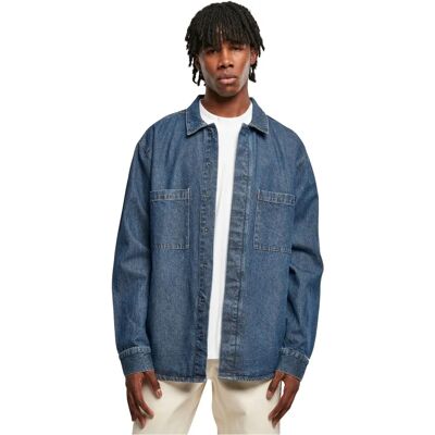 Urban Classics Chemise en jean oversize homme - Chemise Urban Classics Chemise en jean oversize homme - Chemise