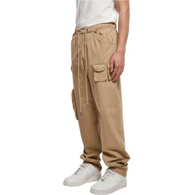 Pantalons en Coton Beige Urban Classics - Pantalons Pantalons en Coton Beige Urban Classics - Pantalons