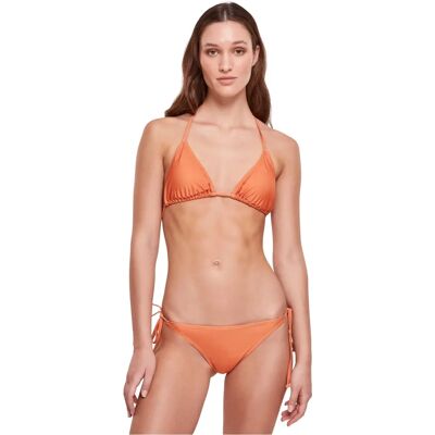 Bikini Triangle Recyclé Urban Classics - Femmes, Orange Vintage, XS-XL - Publicité Bikini Triangle Recyclé Urban Classics - Femmes, Orange Vintage, XS-XL - Publicité