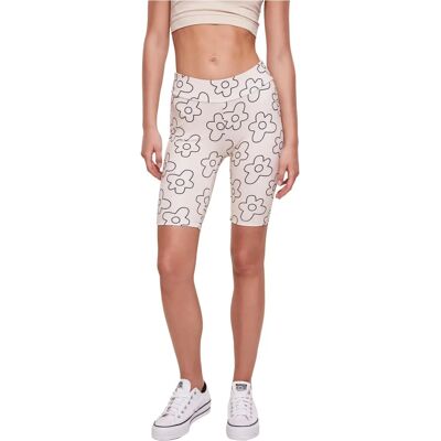Urban Classics Short de cyclisme taille haute AOP pour femmes - Shorts Urban Classics Short de cyclisme taille haute AOP pour femmes - Shorts