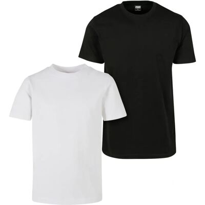 Urban Classics T-shirt Basic pour Garçons 2-Pack - T-shirt Urban Classics T-shirt Basic pour Garçons 2-Pack - T-shirt