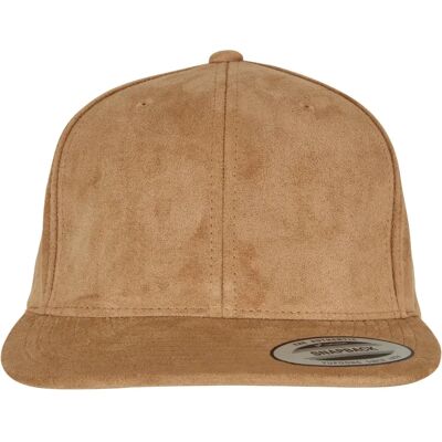 Flexfit Suede Leather Snapback Cap (6089SU) - khaki Flexfit Suede Leather Snapback Cap (6089SU) - khaki