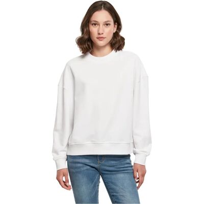 Build Your Brand Sweatshirt Oversize - Blanc - Pull-over Build Your Brand Sweatshirt Oversize - Blanc - Pull-over