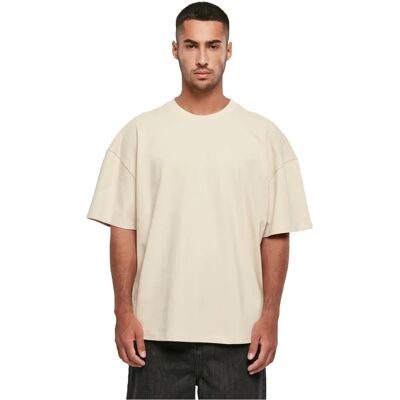 Build Your Brand 4XL Beiges Heavy Cotton T-Shirt - T-Shirt Build Your Brand 4XL Beiges Heavy Cotton T-Shirt - T-Shirt
