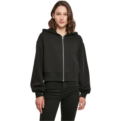 Build Your Brand Sorte Oversized Lynlåsejakke - Jakke Build Your Brand Sorte Oversized Lynlåsejakke - Jakke