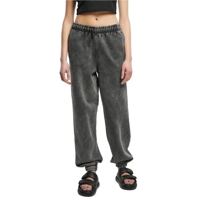 Urban Classics Damen High Waist Stone Washed Jogginghose - Jogginghose Urban Classics Damen High Waist Stone Washed Jogginghose - Jogginghose