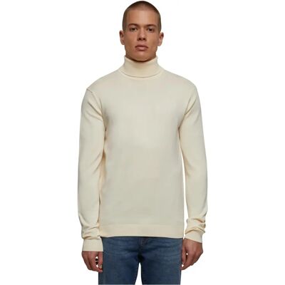 Urban Classics Beżowy XXL Dzianinowy Golf - Sweter Urban Classics Beżowy XXL Dzianinowy Golf - Sweter